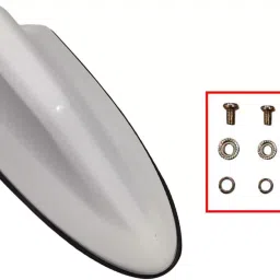 Auto Pearl Premium Quality Car Black Shark Fin Replacement Signal Receiver FA88 Hector Plus Hidden Vehicle Antenna image 2
