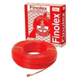 Finolex 2.5 Sq.mm 1 Core Halogen Free Flame Retardent (HFFR) Industrial Cable Red (90 m)-image-5