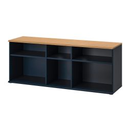 ikea skruvby TV bench, black-blue, 156x38x60 cm-picture-32