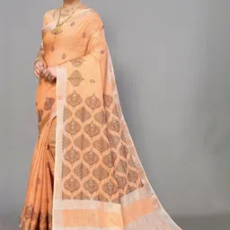 DIVASTRI Ethnic Motifs Zari Saree-picture-50