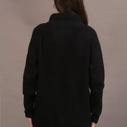 Thansmay Kleider Women Woollen Pullover with Applique Detail image 2