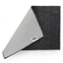 saral home Saralhome 24X7 Antiskid PP BCF yarn Door Mat Black. 40cm x 60cm image 4