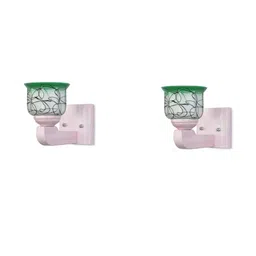 Somil Premium Designer Glass Wall / Night Lamp Elegant & Stylish Dcor Accent for Modern Interiors, color- Green, Black, White, Size- 20 X 25 X 17.5 CM-image-48