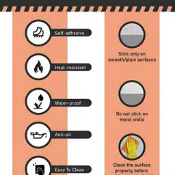 INDIAN ROYALS Pink & Green Printed Self-Adhesive WallStickers image 4