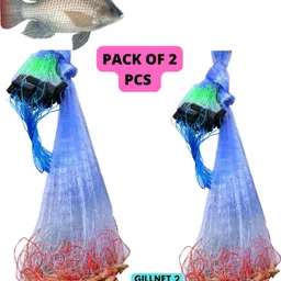2 FINGER 45MM PACK OF 2 PCS 100 FEET LONG LENTGH Aquarium Fish Net-image-11