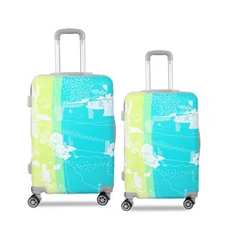 Polo Class Set of 2 Green Travel Trolley Bag image 1