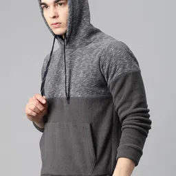 Pierre Carlo Men Printed Hooded Sweatshirt image 2