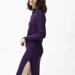 RAREISM Purple Cotton Striped Long Sleeves Sweater image 4