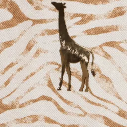 Blue Giraffe Boys Cream T-Shirt image 4