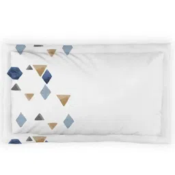 Ddecor Live beautiful Radiance Blue 144 TC Cotton Single Bedsheet with 1 Pillow Cover image 4