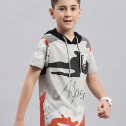 Monte Carlo Kids Grey Camouflage T-Shirt image 4