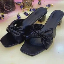 FAISHSTAR Women Open Toe Block Heels-picture-19