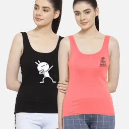 Friskers Multicolor Printed Camisole (Pack Of 2)-picture-26