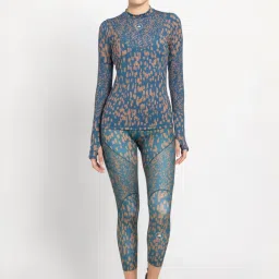 adidas Blue Printed Sports T-Shirt image 4