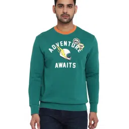 Royal Enfield Alpine Green Printed Sweatshirt-image-39
