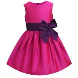 A.T.U.N. Fuchsia & Wine Solid Dress-picture-13