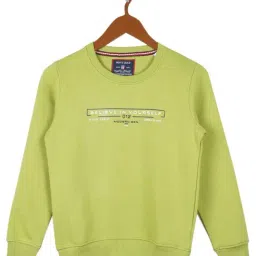 Monte Carlo Kids Green Graphic Print Full Sleeves Sweatshirt-picture-24