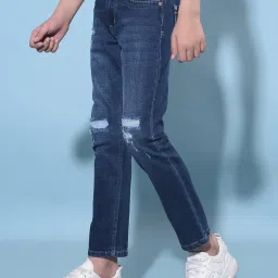 Crimsoune Club Kids Blue Distressed Jeans image 4