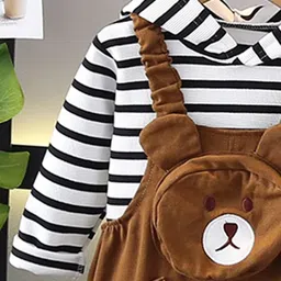 StyleCast x Revolte Infant Boys Cotton Straight Leg Dungaree With T-Shirt image 3