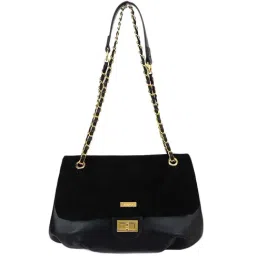 Kazo Black Textured Small Sling Handbag-picture-12