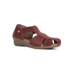 Hush Puppies Red Womens Low Wedge Sandals image 2