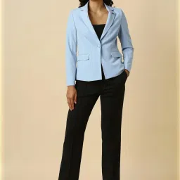 Allen Solly Blue Regular Fit Blazer image 4