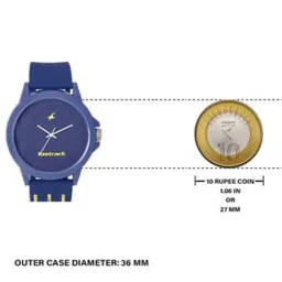 Fastrack Tees EDM NS38024PP22 Unisex Analog Watch image 4