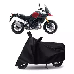 Auto Pearl Bike Cover for Suzuki V Strom 1000 (Black)-picture-22