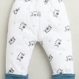 Bumzee Kids Navy & White Cotton Printed Winter Set image 5