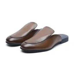 Rare Rabbit Men's Tan Mule Shoes image 4