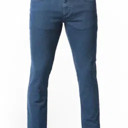 Basics Blue Skinny Fit Jeans image 4