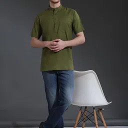 Moda Rapido Men Asymmetric Kurta image 3