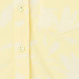 Fame Forever by Lifestyle Kids Yellow Cotton Printed Shirt image 4