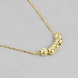 Zavya 925 Silver Orb Elegance Gold-Plated Chain for Women image 4