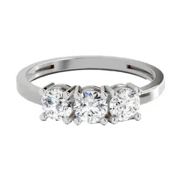 Sparkles 14k (585) White Gold Lab Grown Diamond Rings-picture-11