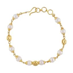 Malabar Gold and Diamonds 22k (916) Yellow Gold Bracelet for Girls-picture-34