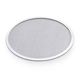 HAZEL Silver Aluminium Pizza Mesh Tray 9 inch-picture-10