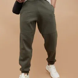 Smileyworld Olive Regular Fit Joggers-image-0