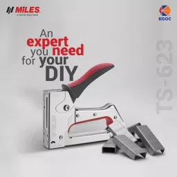 Miles TS-623 Alloy Steel Staple Gun Tacker image 2