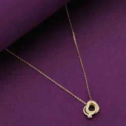 Kai Jewel Sterling Silver Gold A Hearty Circle Of Love Casual Chain Necklace-picture-35