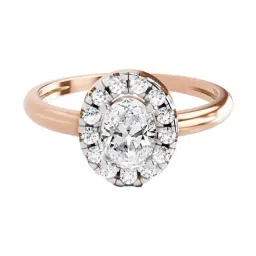 Sparkles 14k (585) Rose Gold Lab Grown Diamond Rings-picture-20