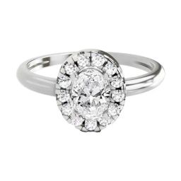 Sparkles 14k (585) White Gold Lab Grown Diamond Rings-picture-12