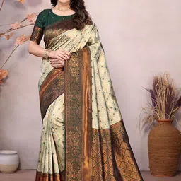 AVANTIKA FASHION Women Woven Design Zari Kanjeevaram Saree-image-23