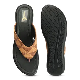 TWINSSHOE Women Tan Casual Open Toe Flats image 2