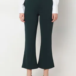 Smarty Pants Women Relaxed Lint Free Formal Bootcut Trousers-picture-37