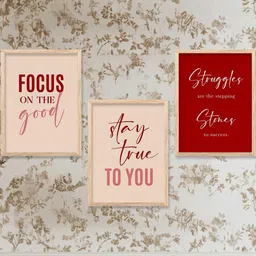 walllane Motivational Wall Art With Frame Home Decor Wall Painting For Living Room Office Bedroom-picture-21