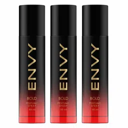 Envy Men Set of 3 Long Lasting Bold Perfume Spray - 60 ml Each image 1