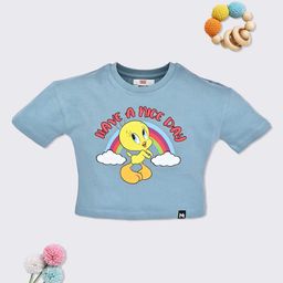 YK X Minute Mirth Girls Looney Tunes Printed T-shirt-picture-38