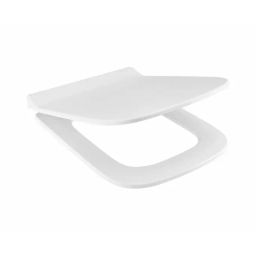 CERA Campbell Plus Plastic Slim Soft Close Seat Cover Snow White for EWC Toilet Seat, B1520184-picture-37