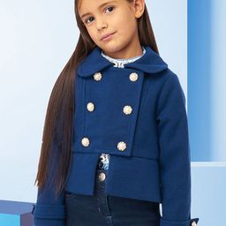 FOREVER FRIDAY Girls Polyester Tailored Jacket with Patchwork-picture-35
